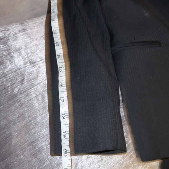 CKL Boys Black Italian Blazer striped  Suit Jacket Size 9 - Picture 8 of 9